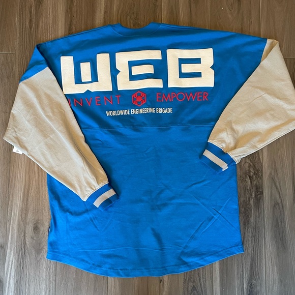 Marvel Avengers campus WEB slingers Spider-Man Disney Spirit Jersey NWT Size M - Picture 1 of 8